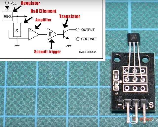 Датчик Холла arduino: инструкция по подключению