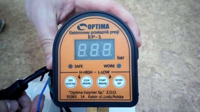 Датчик сухого хода для скважинного насоса, насосной станции